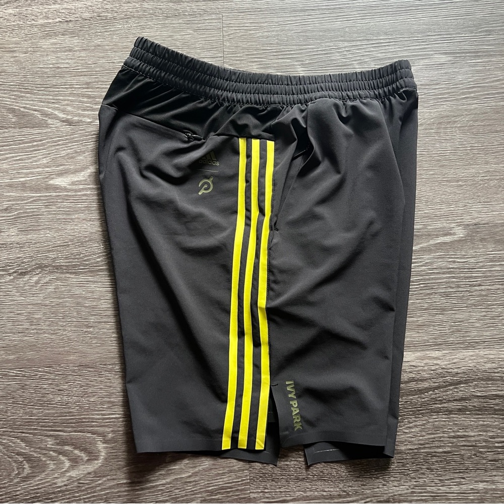Men’s IVY PARK Adidas Black and Yellow Shorts